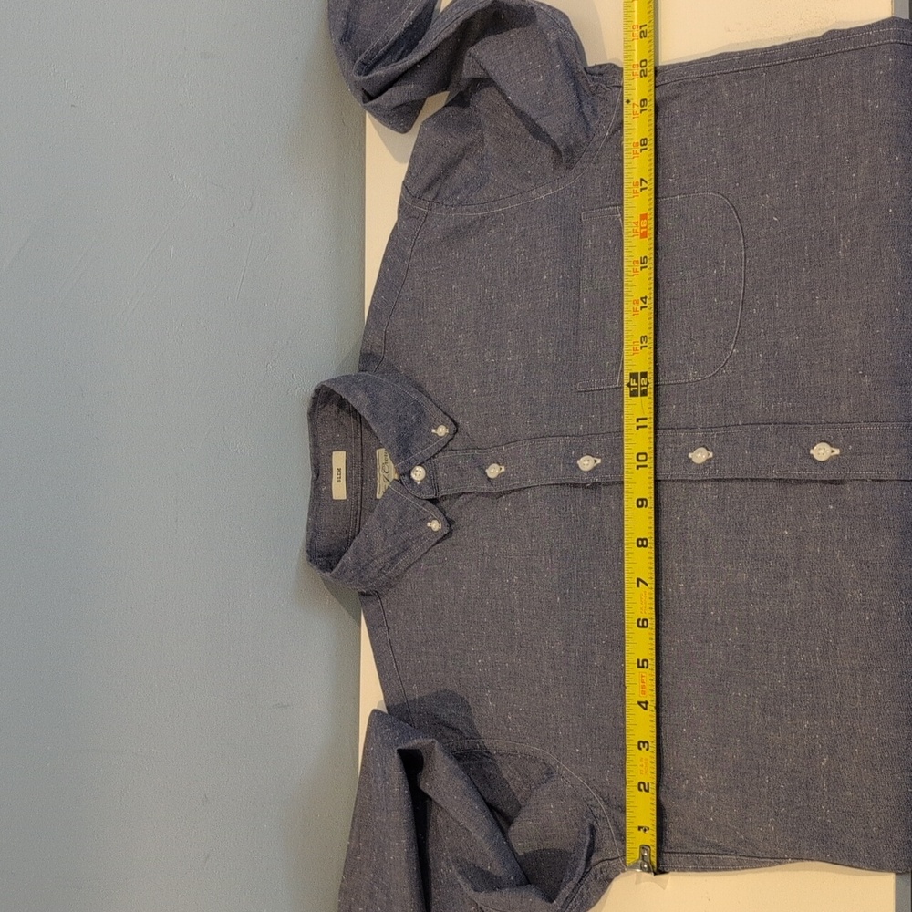 J. Crew Men's Small Slim Fit 100% Cotton Long Sleeve Button Down Style #L9596 - Picture 11 of 15